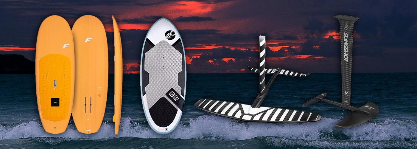 hydro-foils for kiting, surfing, wake foiling, winging and paddle boarding
